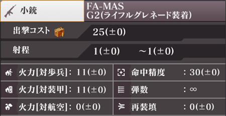 FA-MAS G2(ライフルグレネード装着)
