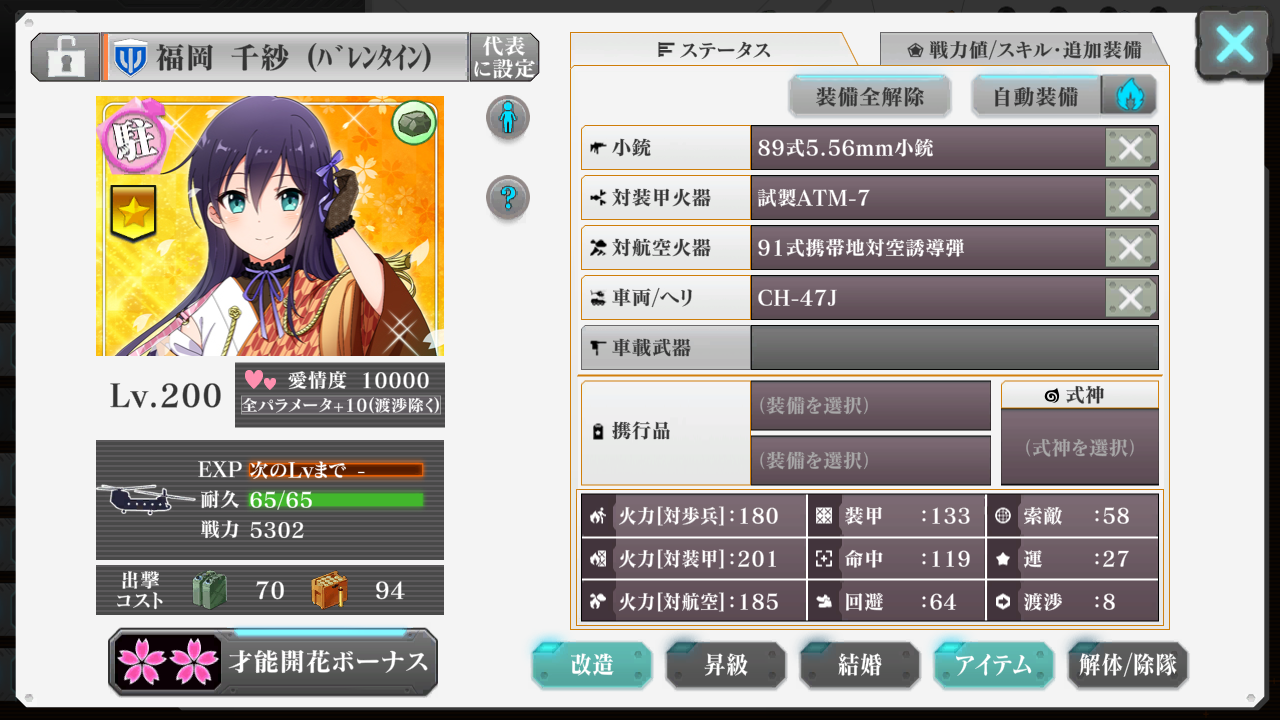 福岡 千紗(バレンタイン)